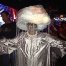 Coolest Homemade Costume Idea: Rain Cloud with Heat Lightning and Sounds of Thunder