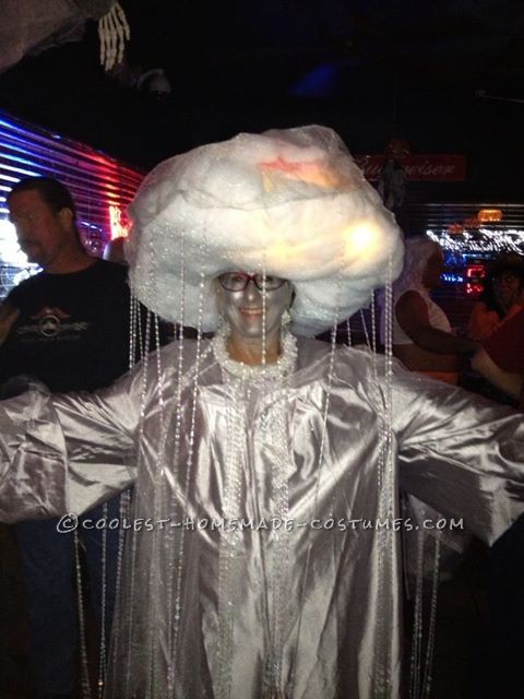Coolest Homemade Costume Idea: Rain Cloud with Heat Lightning and Sounds of Thunder