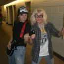 Fun Homemade Costume for Two Girls: Wayne's World. Rock On!
