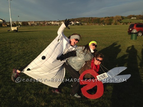 Cheap and Easy All Girl Group Halloween Costume: Rock, Paper, Scissors!