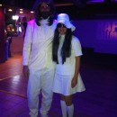 Original Homemade Couple Costume: John and Yoko on Wedding Day!