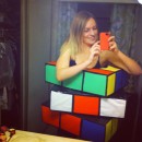 Homemade Rubik's Cube Costume that was a Huge Hit!