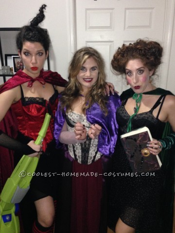 Homemade Sanderson Sisters Group Costume from Hocus Pocus