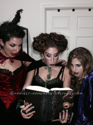 Homemade Sanderson Sisters Group Costume from Hocus Pocus