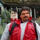 Funny Homemade Scrad and Charlie Illusion Costume from Men in Black