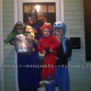 Cool Homemade Sesame Street Family Costume