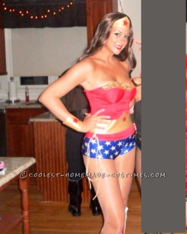 Sexy Homemade Wonder Woman Costume