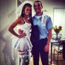 Sexy Mailman and Mail Order Bride Couple Costume