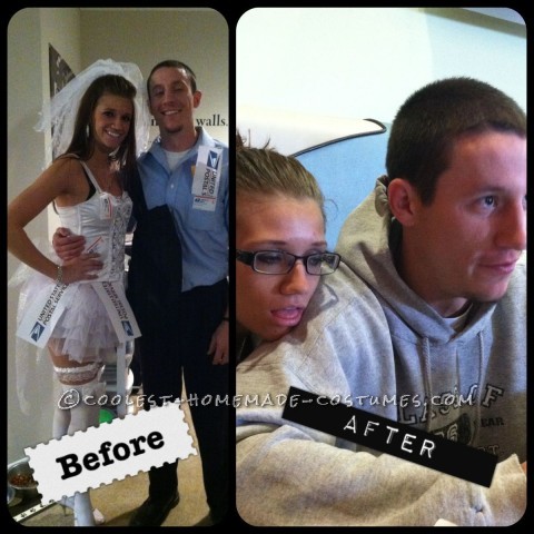 Sexy Mailman and Mail Order Bride Couple Costume