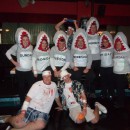 Cool Homemade "Shark Week" Group Costume