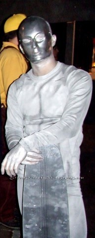 Cool Homemade Silver Surfer Halloween Costume