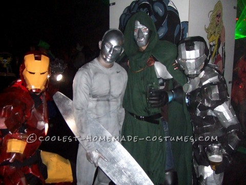 Cool Homemade Silver Surfer Halloween Costume