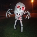 Homemade Skeleton Man Costume