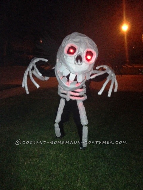 Homemade Skeleton Man Costume