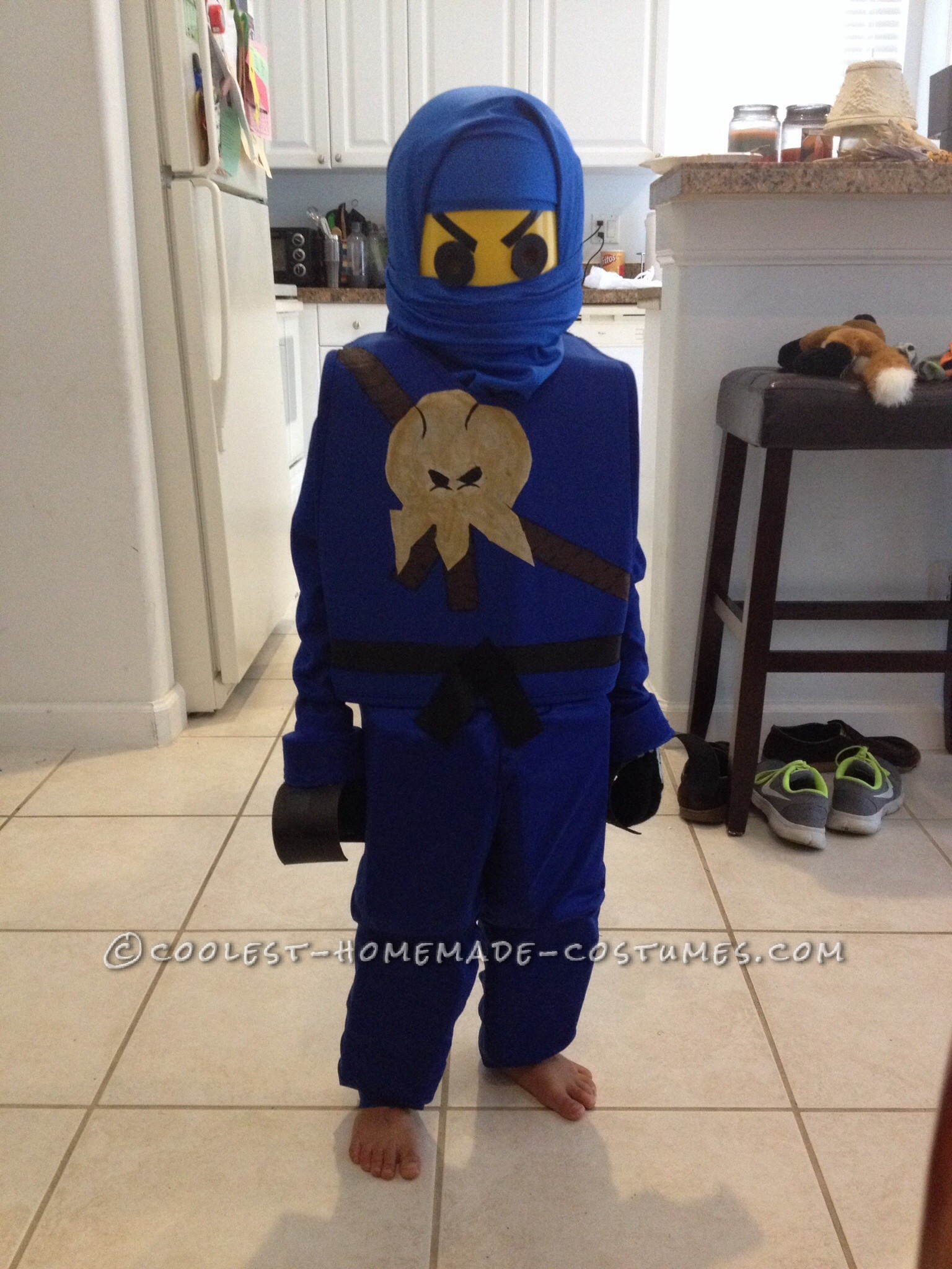 Awesome DIY Lego Ninjago Jay Costume