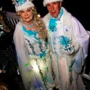 Cool Homemade Couple Costume Idea: Sparkling Snow Queen and Her King