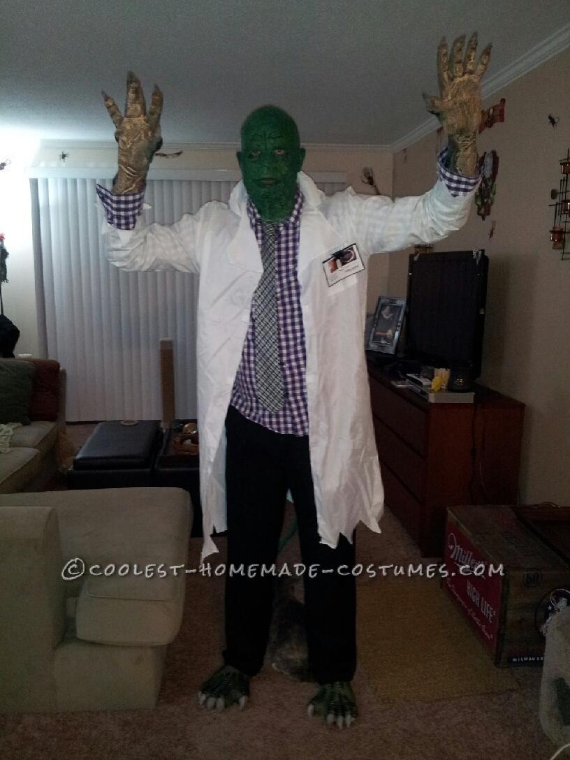 Homemade SpiderMan Villain Costume: Dr. Curt Connors (a.k.a The Lizard)