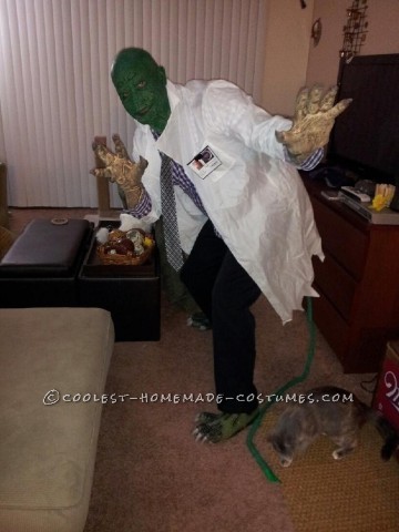 Homemade SpiderMan Villain Costume: Dr. Curt Connors (a.k.a The Lizard)