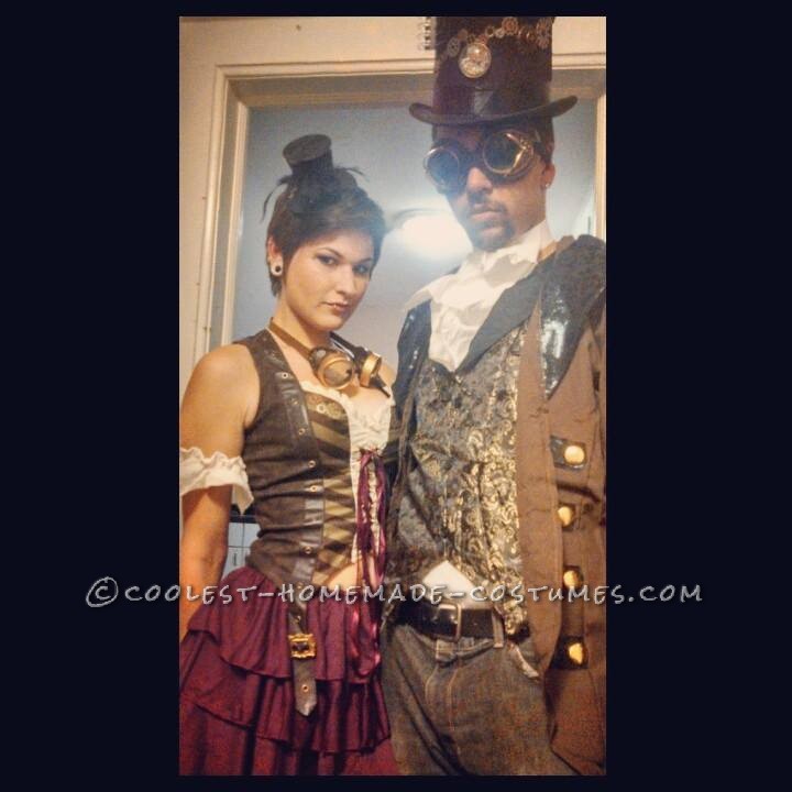 Cool Steampunk Couple Costume