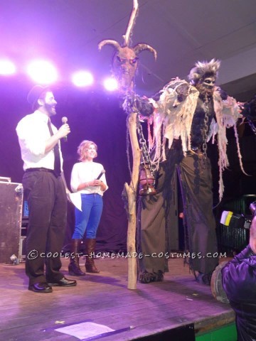 Awesome Homemade Werewolf on Stilts Costume