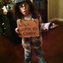 Super Easy and Awesome Hobo Costume for a Girl or Boy