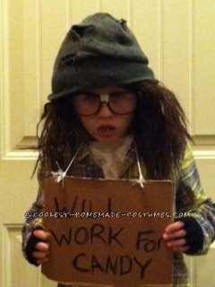 Super Easy and Awesome Hobo Costume for a Girl or Boy