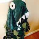 Cool Homemade Swamp Monster Costume for a Boy