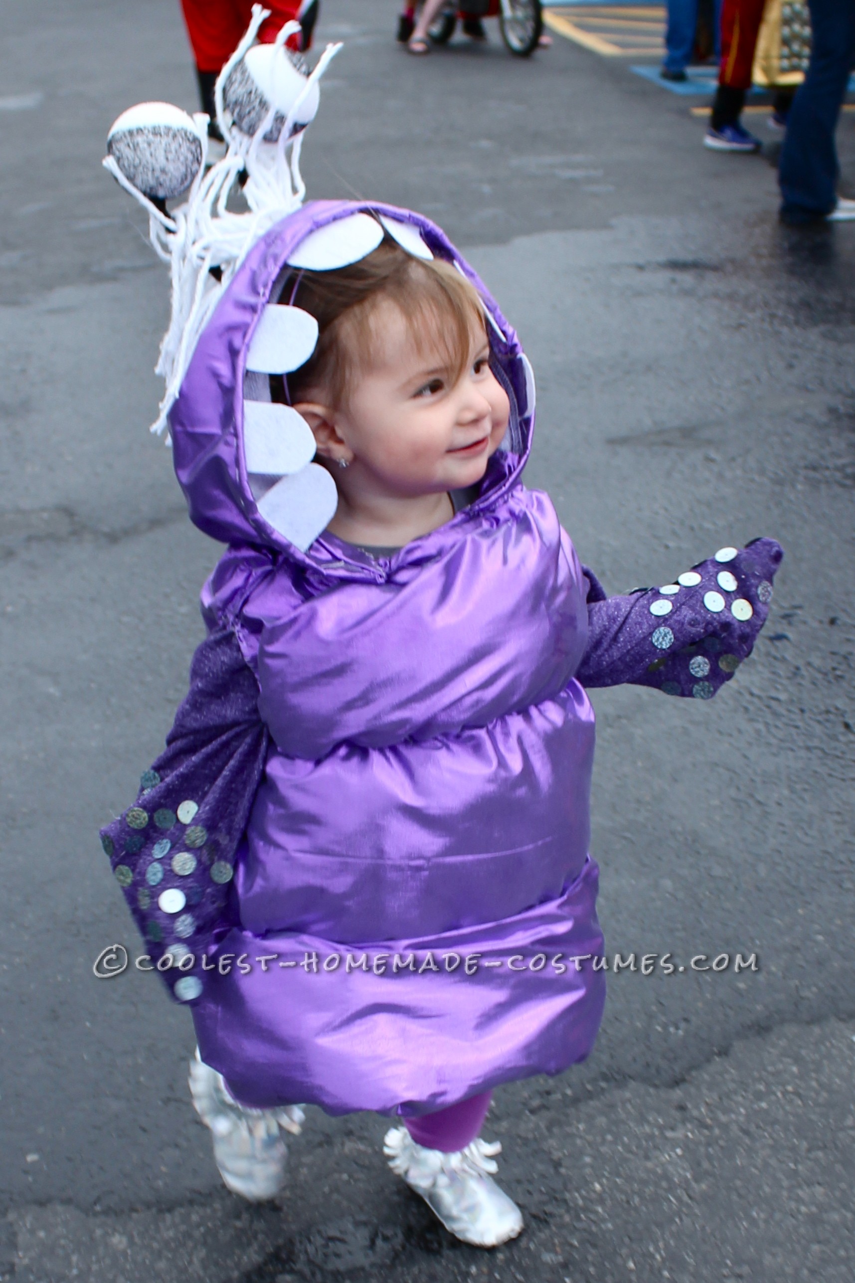 Sweetest Homemade BOO Costume for a Toddler!