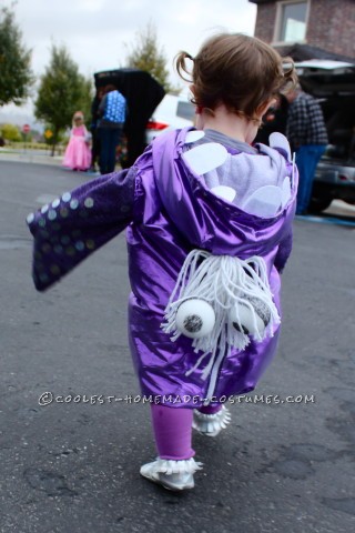 Sweetest Homemade BOO Costume for a Toddler!