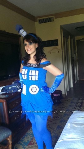 Coolest Handmade Tardis Costume for a Woman