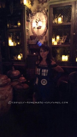 Coolest Handmade Tardis Costume for a Woman