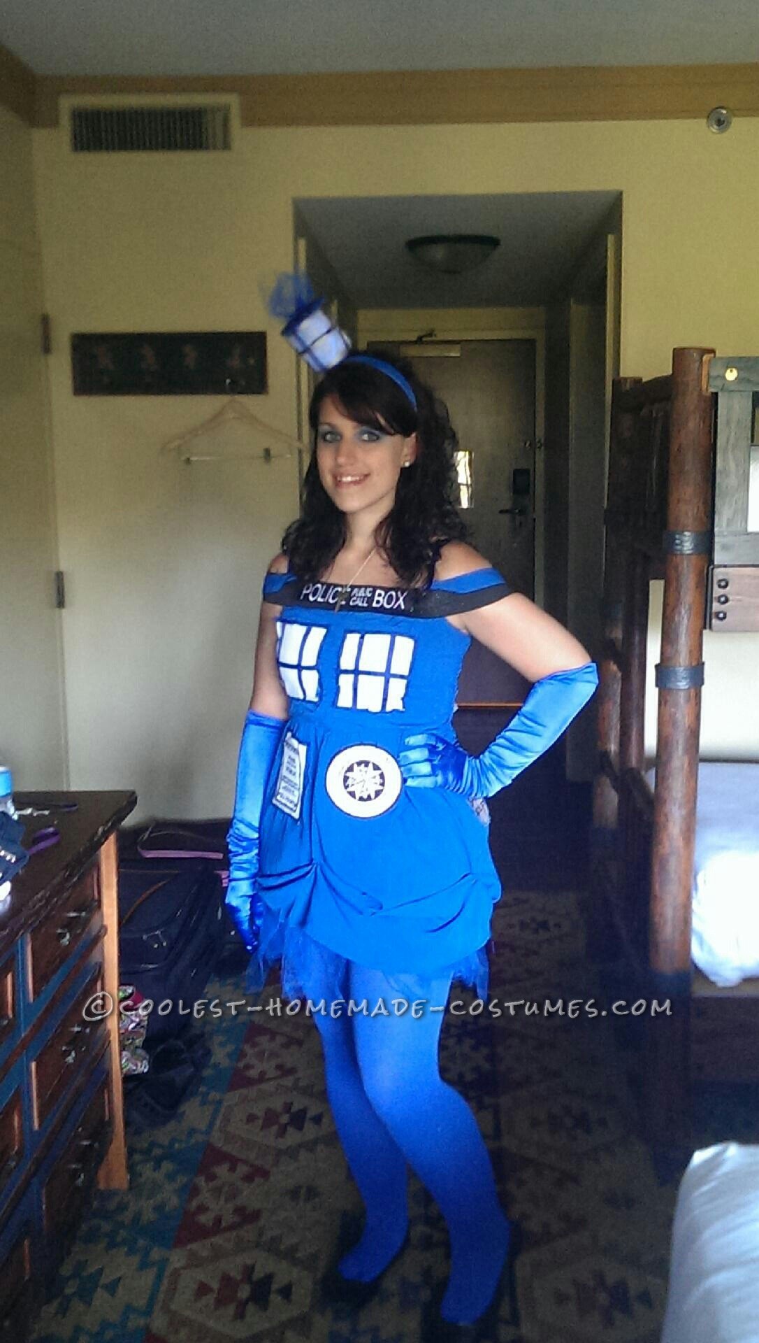 Coolest Handmade Tardis Costume for a Woman