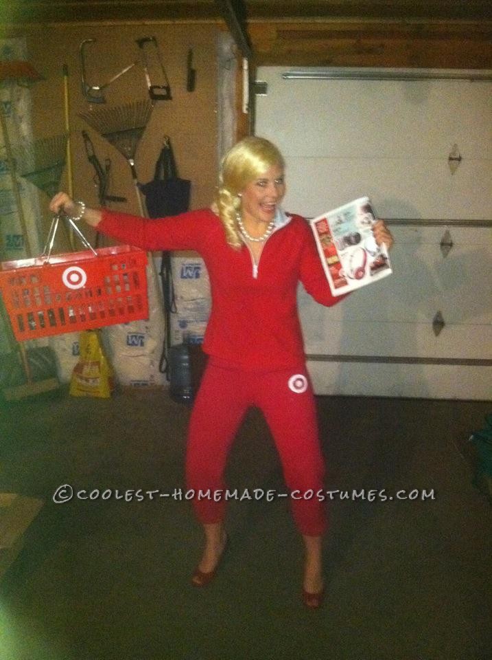 Funny Halloween Costume Idea for a Woman: Target Black Friday Lady