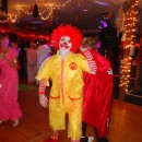 Creepy Dead Ronald Mcdonald Costume