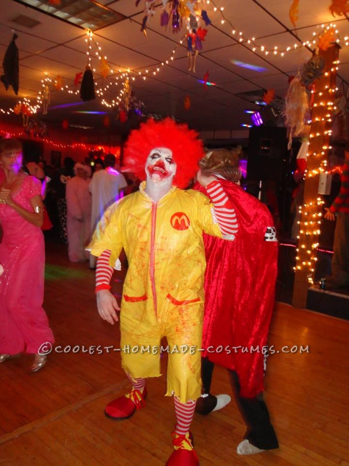 Creepy Dead Ronald Mcdonald Costume