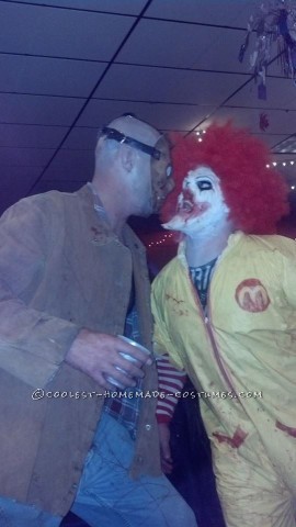 Creepy Dead Ronald Mcdonald Costume