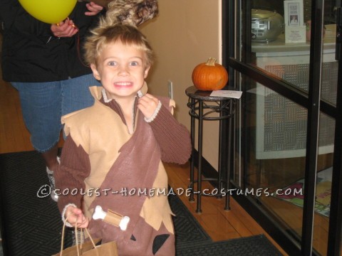 Fun Homemade Group Costume for the Family: The Flintstone's