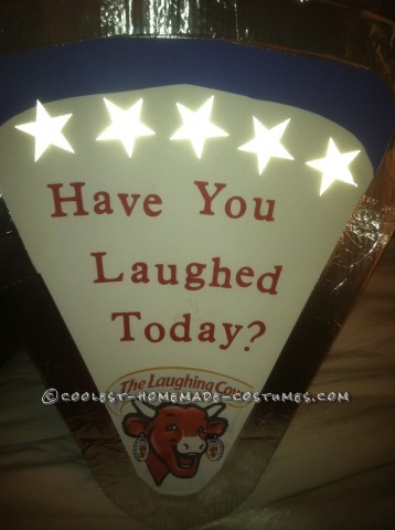 The Laughing Cow Cheese Wedge Costume