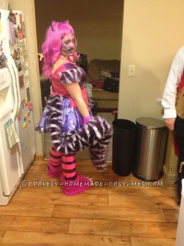 Fully Homemade Mad Cheshire Cat Costume