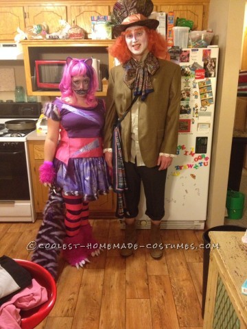Fully Homemade Mad Cheshire Cat Costume