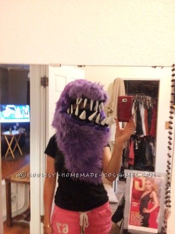 Awesome Homemade Purple People Eater Costume