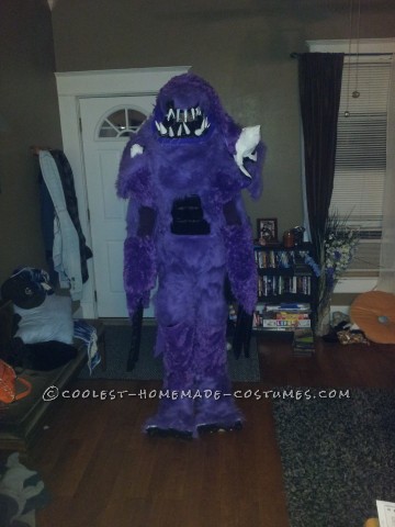 Awesome Homemade Purple People Eater Costume