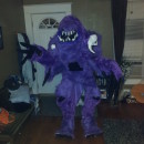 Awesome Homemade Purple People Eater Costume