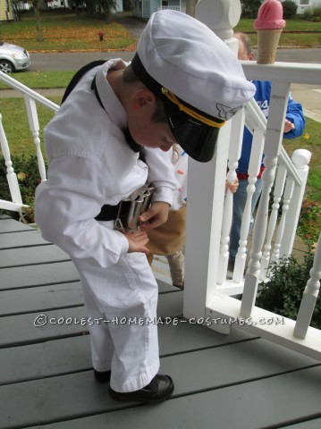 Vintage Good Humor Couple Costume: Ice Cream Man Ice Cream Cone