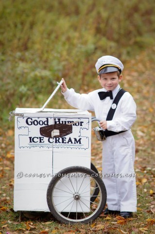 Vintage Good Humor Couple Costume: Ice Cream Man Ice Cream Cone