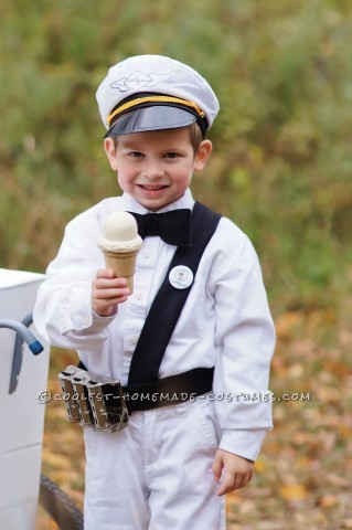 Vintage Good Humor Couple Costume: Ice Cream Man Ice Cream Cone