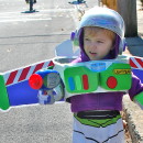 No-Sew Buzz Lightyear Costume for a Toddler
