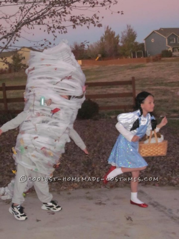 Coolest Homemade Tornado Costume Idea