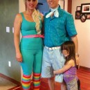 Coolest Adult DIY Couple Costume Idea: Toy Story Barbie and Ken
