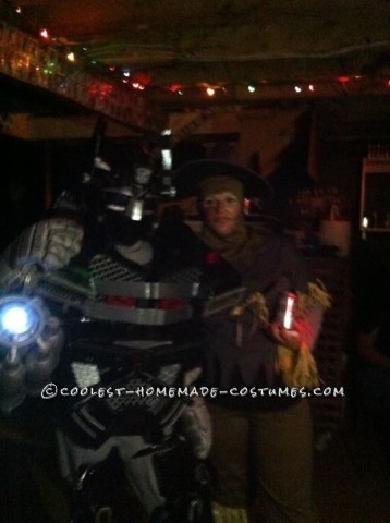 Cool Homemade Transformers Costume Made of Recycled Materials